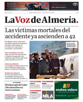 Cover of La Voz de Almeria