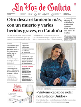 Cover of La Voz de Galicia (Barbanza)