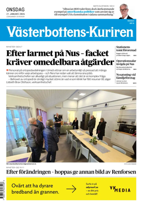 Cover of Vasterbottens-Kuriren