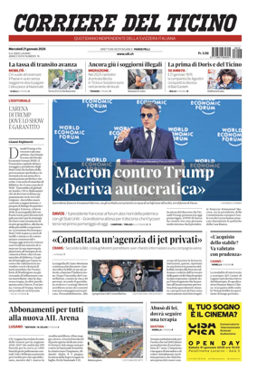 Cover of Corriere del Ticino