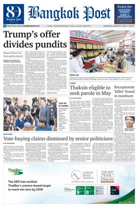 Cover of Bangkok Post