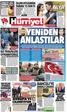 Cover of Hurriyet