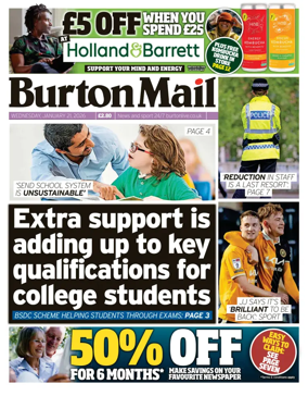 Cover of Burton Mail