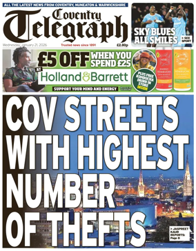 Cover of Coventry Telegraph