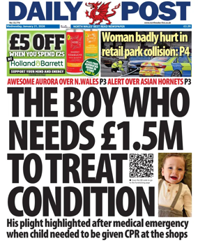 Cover of Daily Post (North Wales)