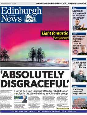 Cover of Edinburgh Evening News