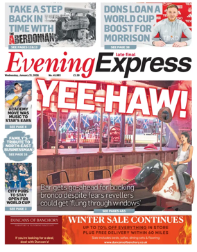 Cover of Evening Express