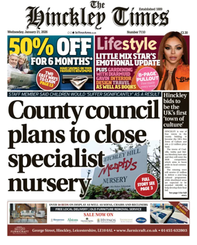 Cover of Hinckley Times