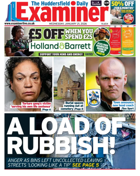 Cover of Huddersfield Daily Examiner
