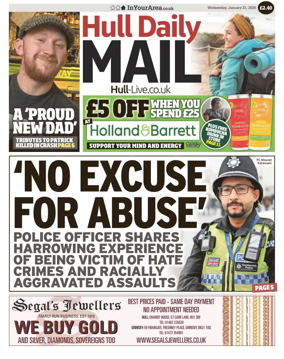 Cover of Hull Daily Mail