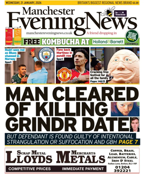 Cover of Manchester Evening News