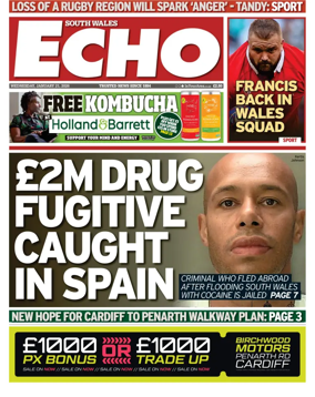 Cover of South Wales Echo