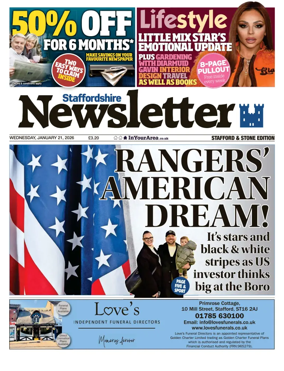 Cover of Staffordshire Newsletter