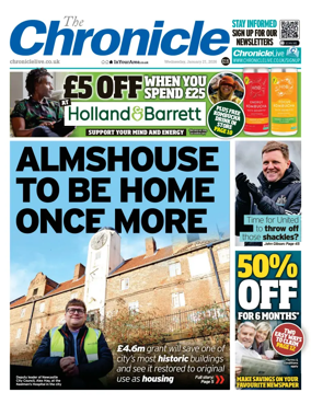 Cover of The Chronicle (South Tyneside and Durham)