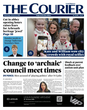 Cover of The Courier & Advertiser (Angus and Dundee)
