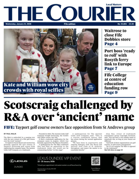 Cover of The Courier & Advertiser (Fife Edition)