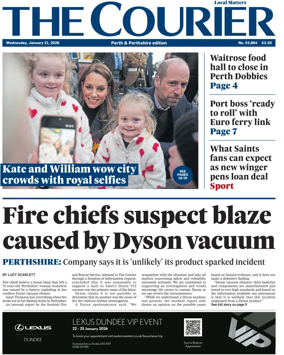 Cover of The Courier & Advertiser (Perth and Perthshire Edition)