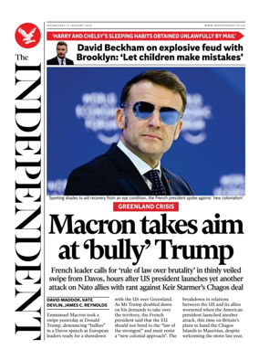 Cover of The Independent
