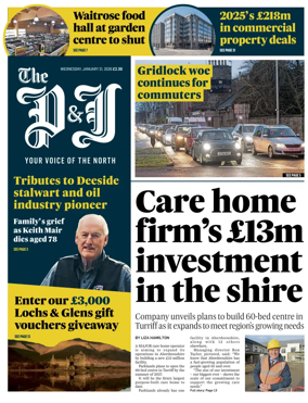 Cover of The Press and Journal (Aberdeen and Aberdeenshire)