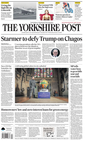 Cover of Yorkshire Post
