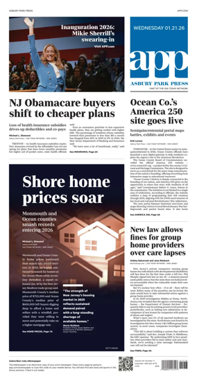 Cover of Asbury Park Press