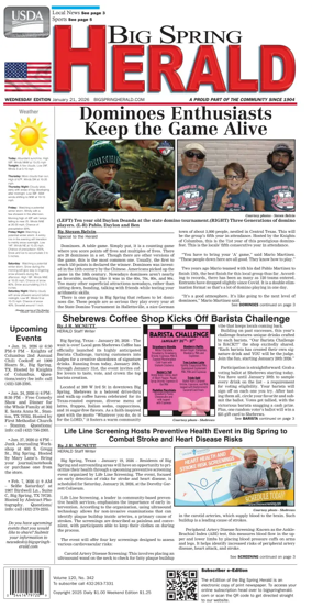 Cover of Big Spring Herald
