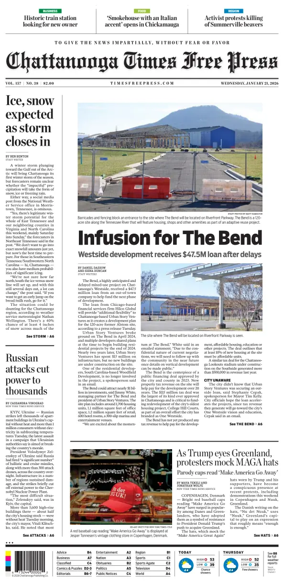 Cover of Chattanooga Times Free Press