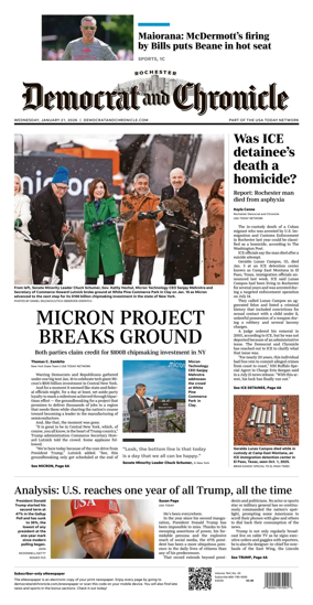 Cover of Democrat and Chronicle