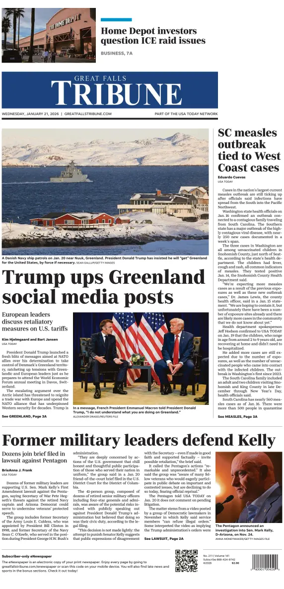 Cover of Great Falls Tribune