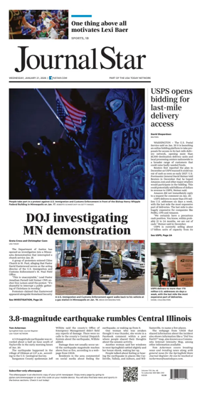 Cover of Journal Star (Peoria)