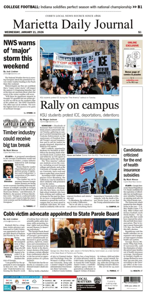 Cover of Marietta Daily Journal