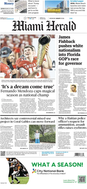 Cover of Miami Herald