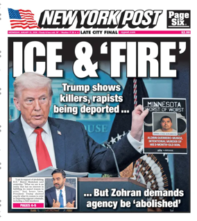 Cover of New York Post