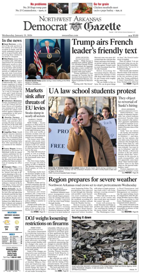 Cover of Northwest Arkansas Democrat-Gazette
