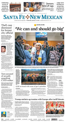 Cover of Santa Fe New Mexican