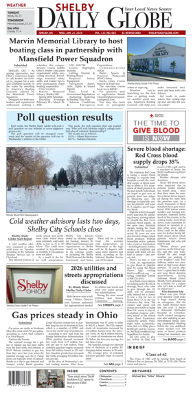 Cover of Shelby Daily Globe