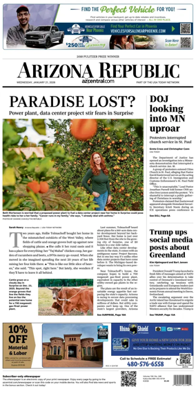 Cover of The Arizona Republic