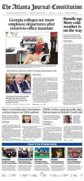 Cover of The Atlanta Journal-Constitution
