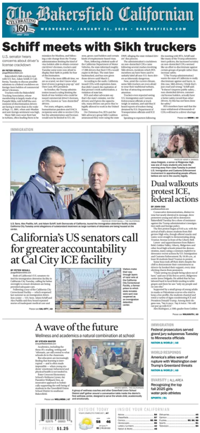 Cover of The Bakersfield Californian