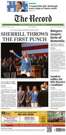 Cover of The Bergen Record