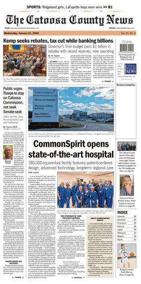 Cover of The Catoosa County News