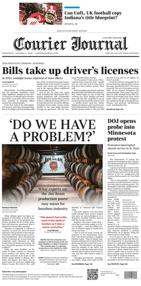 Cover of The Courier-Journal (Louisville)