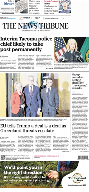 Cover of The News Tribune