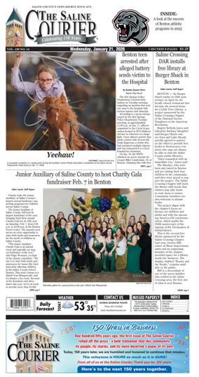 Cover of The Saline Courier