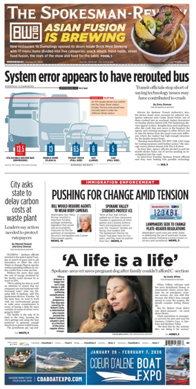 Cover of The Spokesman-Review (Spokane)