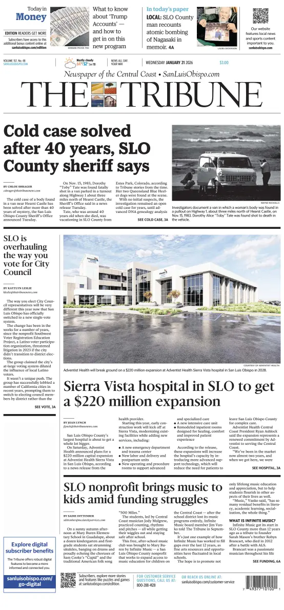 Cover of The Tribune (SLO)