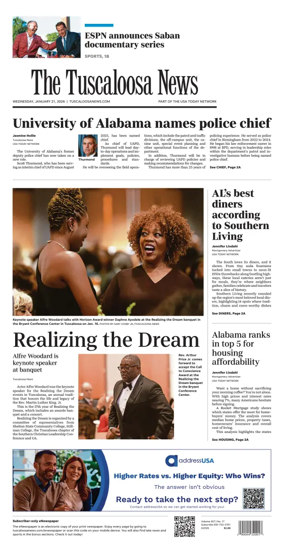Cover of The Tuscaloosa News