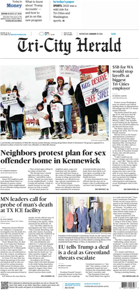 Cover of Tri-City Herald