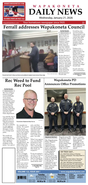 Cover of Wapakoneta Daily News