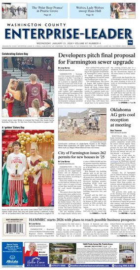 Cover of Washington County Enterprise-Leader